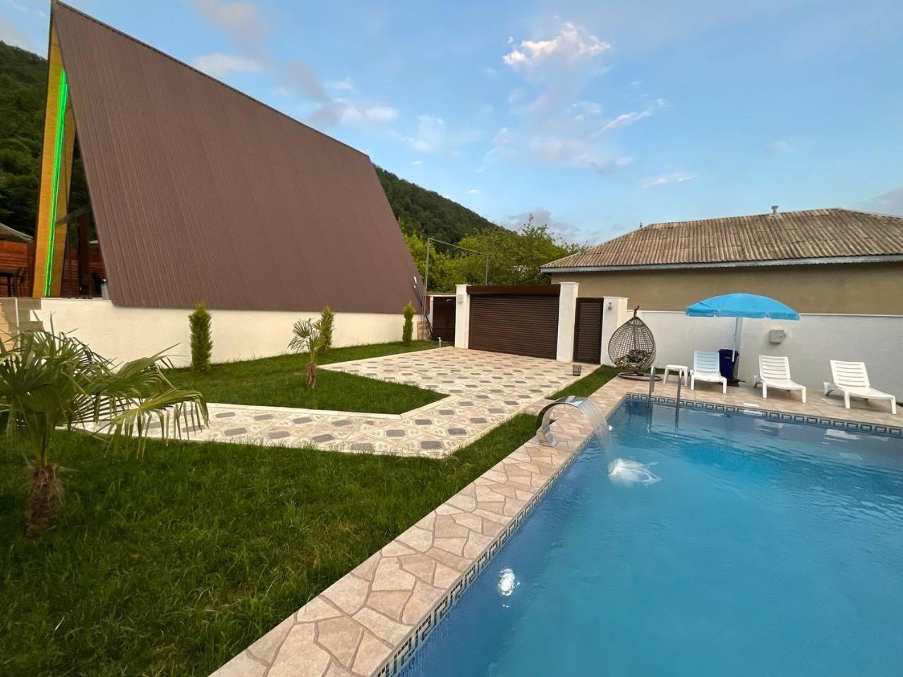3Gozel Aframe Villa Gabala Exterior photo