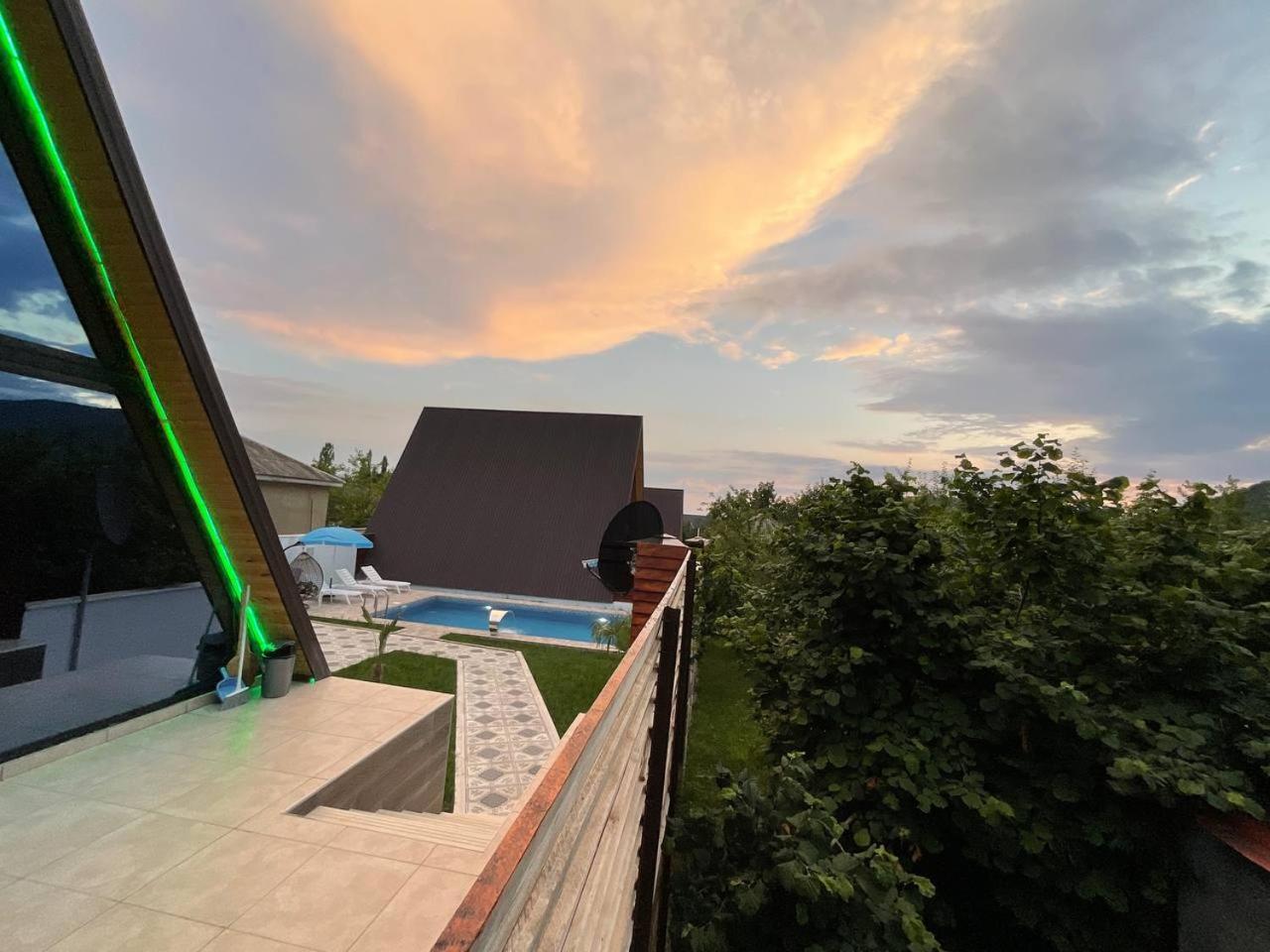 3Gozel Aframe Villa Gabala Exterior photo